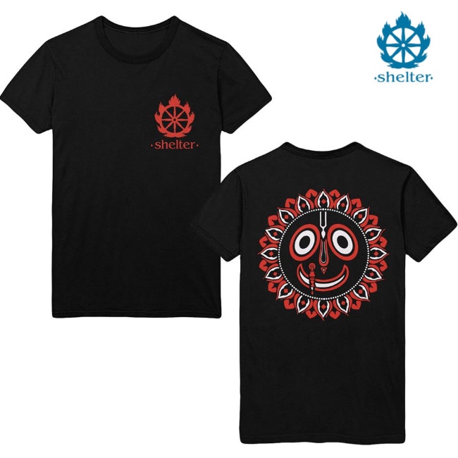 Shelter /シェルター - Mantra Tシャツ(ブラック) | バンド名
