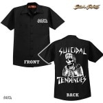 【期間限定】Suicidal Tendencies /スイサイダル・テンデンシーズ - OG Flipskull ワークシャツ(ブラック)