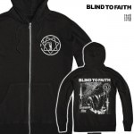 Blind To Faith / ブラインド・トゥ・フェイス - UNSTOPPABLE WAR ジップアップパーカー(ブラック)