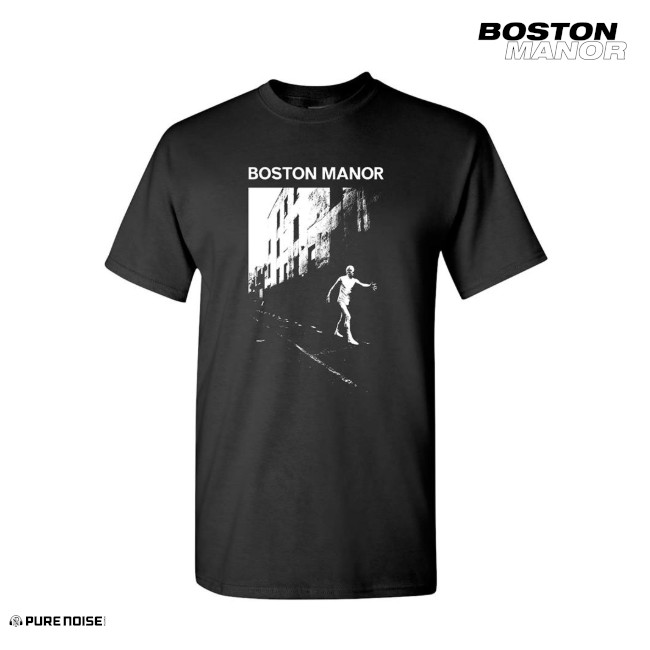Boston Manor / ボストン・マナー - GLUE Tシャツ (ブラック) | T 