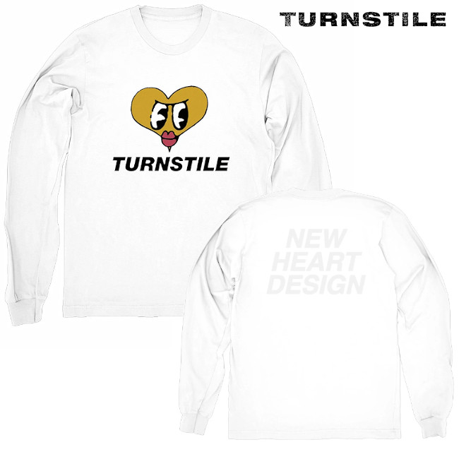 Turnstile / ターンスタイル - HEART ロングスリーブ・長袖シャツ