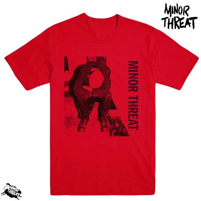 Minor Threat / マイナー・スレット - LP Tシャツ(レッド) | T