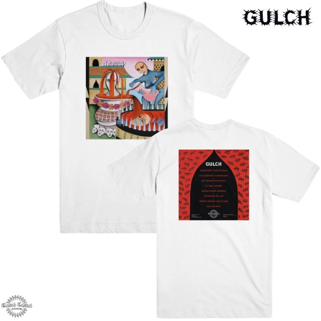 GULCH / ガルチ - ALBUM ART Tシャツ(ホワイト) | Tシャツ | バンドT