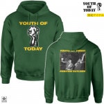 【限定】Youth Of Today / ユース・オブ・トゥデイ - POSITIVE OUTLOOK プルオーバーパーカー(グリーン)