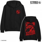 Strike Anywhere / ストライク・エニウェア - Fight Nazis ジップアップパーカー(ブラック)