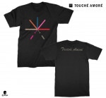 Touche Amore/トゥーシェイ・アモーレ - 7 Color Asterisk Tシャツ(ブラック)