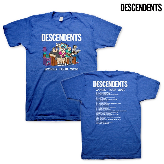 Descendents / ディセンデンツ - World Tour Tシャツ(ブルー