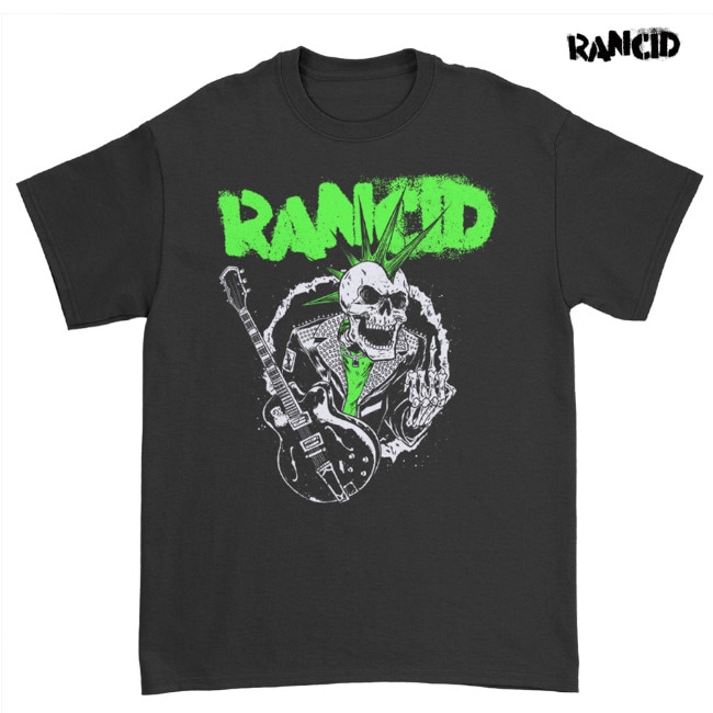 RANCID / ランシド - Skele Guitar Tシャツ (ブラック) | T
