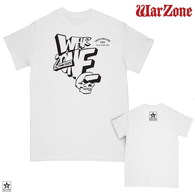 Warzone / ウォー・ゾーン - IT'S YOUR CHOICE Tシャツ(ホワイト