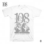 【期間限定】108 / - ANGEL STRIKE MAN Tシャツ(ホワイト)