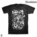 Blacklisted / ブラックリステッド - PEACE ON EARTH, WAR ON STAGE Tシャツ(ブラック)