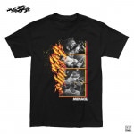 Nasty / ナスティー - BIG STRIPE Tシャツ(ブラック)