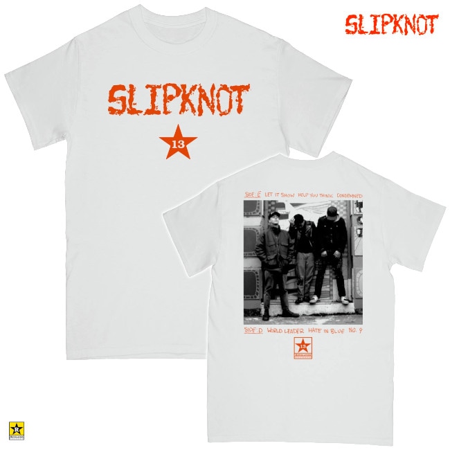 Slipknot / スリップノット - PHOTO Tシャツ(ホワイト) | T