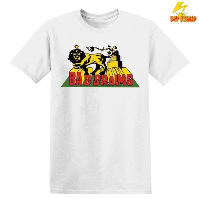 ڴָBad Brains /Хåɡ֥쥤 - LION CRUSH T(ۥ磻)