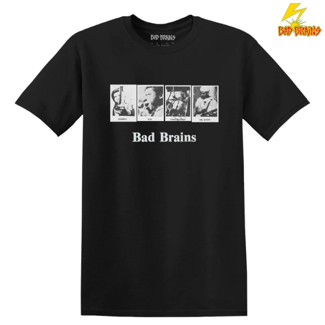 【期間限定】Bad Brains /バッド・ブレインズ - PAY TO CUM PHOTO  Tシャツ(ブラック)-バンドＴシャツのPositiveDive（ポジティブダイブ）