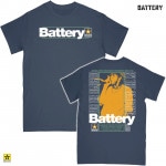 Battery / バッテリー - FOR THE REJECTED BY THE REJECTED Tシャツ(ネイビー)