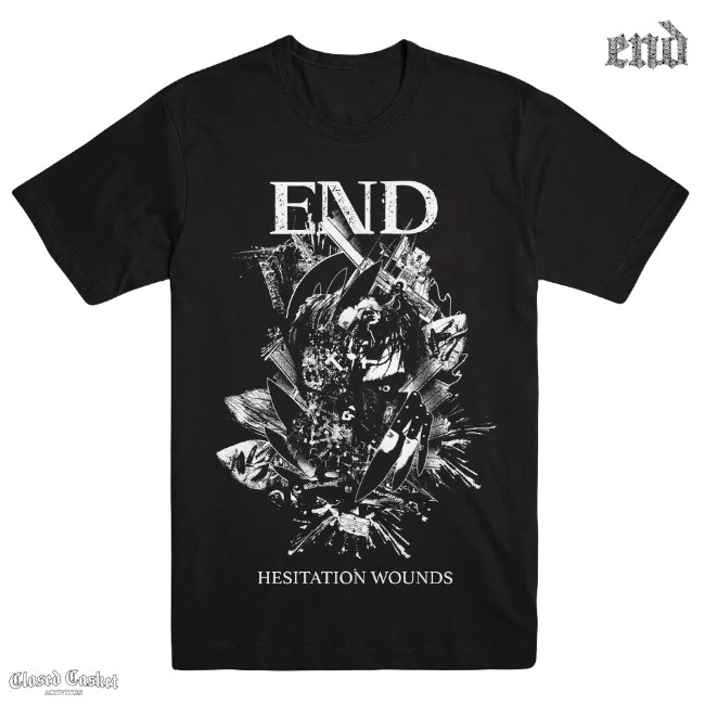 End / エンド - HESITATION WOUNDS Tシャツ(ブラック) | Tシャツ