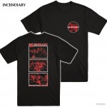 Incendiary / インセンダイアリー - DARK EYES - RED Tシャツ(ブラック)