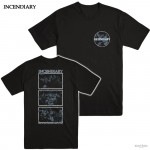 Incendiary / インセンダイアリー - DARK EYES - BLUE Tシャツ(ブラック)