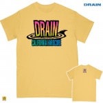 Drain / ドレーン - CALIFORNIA HARDCORE Tシャツ(バナナイエロー)