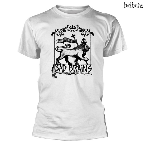 bad brains バッド・ブレインズ　Tシャツ　M Bad Brains /バッド・ブレインズ - LION Tシャツ (ホワイト) | T
