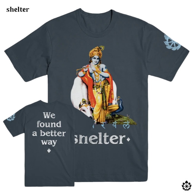Shelter /シェルター - BETTER WAY Tシャツ(グレー) | Tシャツ