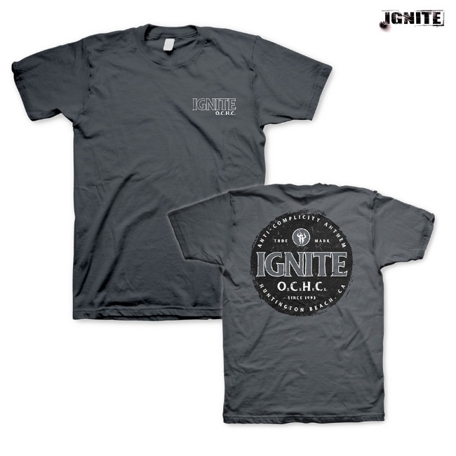 IGNITE Tシャツ IGNITE / イグナイト - Anti Circle Tシャツ (ダークグレー) | T