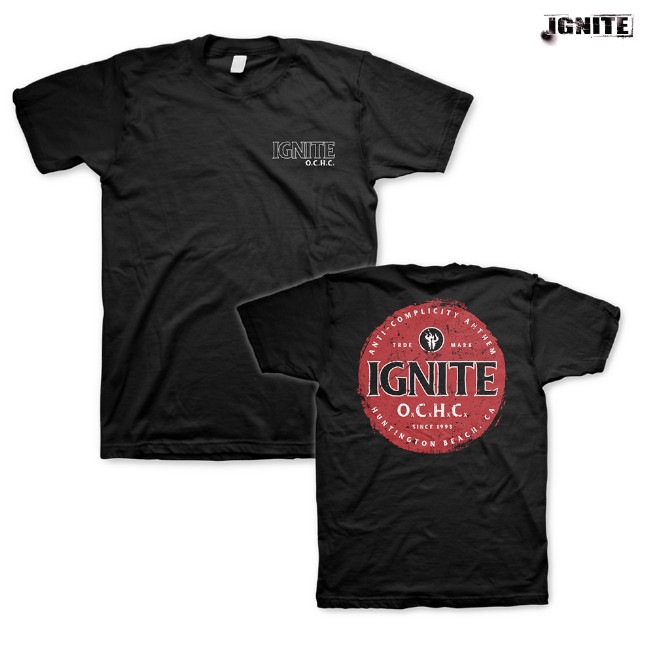 IGNITE / イグナイト - Anti Circle Tシャツ (ブラック) | T
