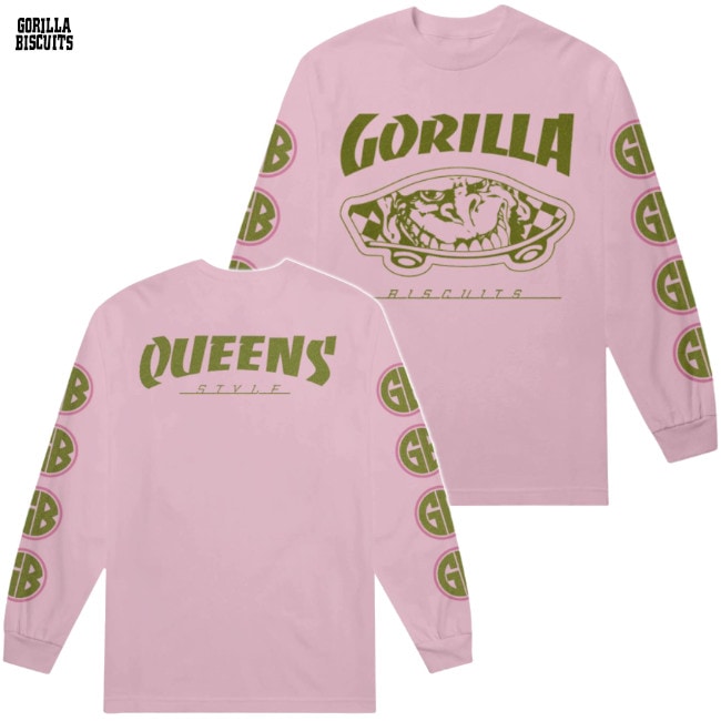 Gorilla Biscuits /ゴリラ・ビスケッツ - Queens Style ロングスリーブ 