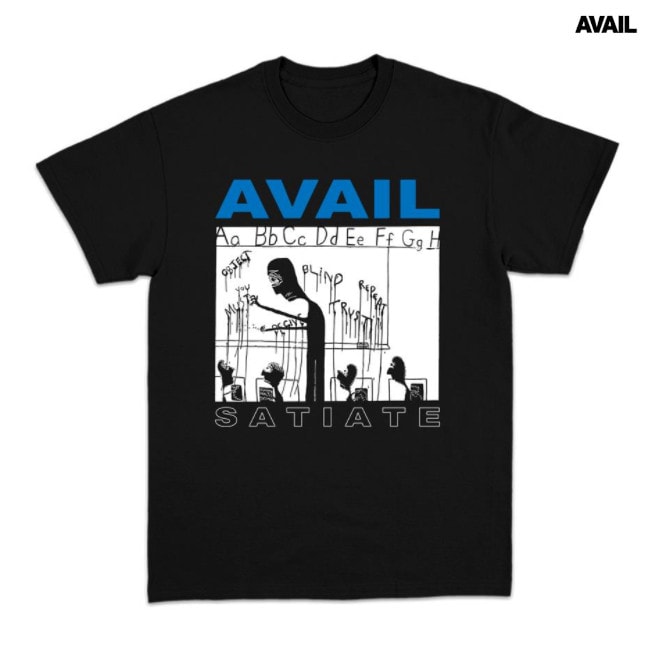 Avail / アヴェイル - Satiate Album Tシャツ(ブラック) | Tシャツ