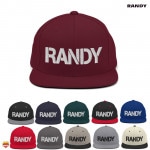 Randy / ランディー - Stencill スナップバック・キャップ (12カラー)