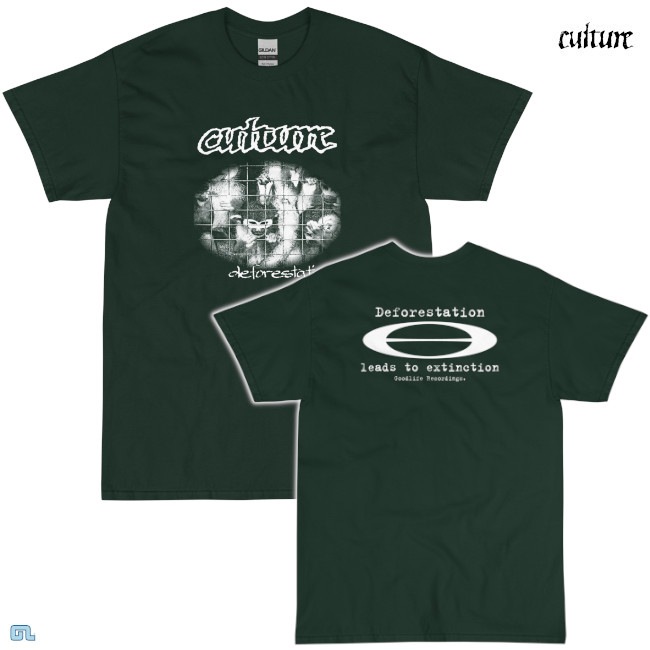 即納】Culture / カルチャー - DEFORESTATION Tシャツ(グリーン) | T 