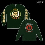 【期間限定】LEEWAY / リーウェイ - Adult Crash Evil EddieE ロングスリーブ・長袖シャツ(グリーン)