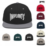 Implants / インプランツ - Logo スナップバック・キャップ (9色)