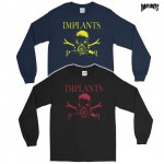 Implants / インプランツ - Gasmask ロングスリーブ・長袖シャツ (2色)