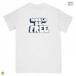 World Be Free / ワールド・ビー・フリー - CLASSIC LOGO Tシャツ (ホワイト)