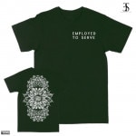 Employed to Serve / エンプロイド・トゥ・サーブ FLORAL Tシャツ(グリーン)
