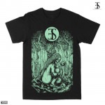 Employed to Serve / エンプロイド・トゥ・サーブ APPLE TREE Tシャツ(ブラック)