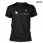 Deftones / デフトーンズ - WHITE LINE PONY Tシャツ(ブラック)