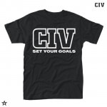 CIV / シブ - Set Your Goals Tシャツ(ブラック)