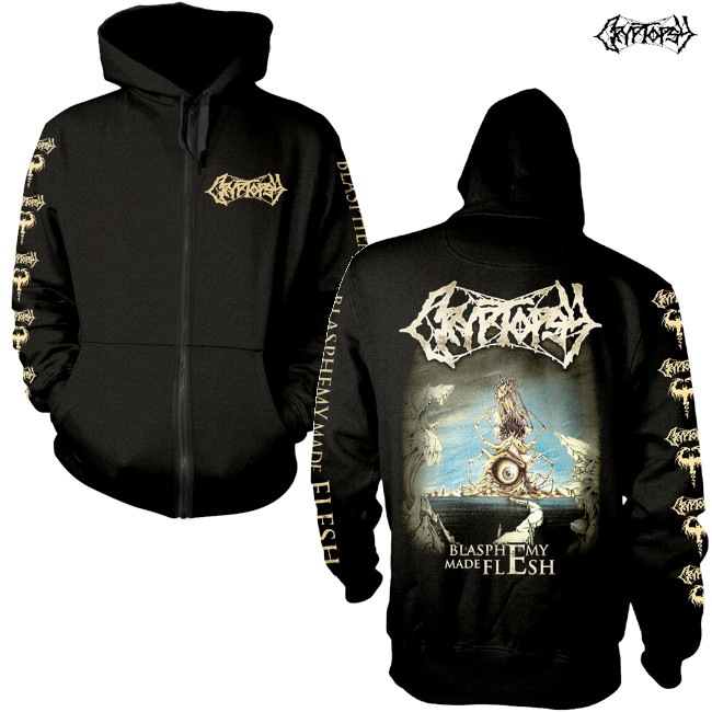Cryptopsy / クリプトプシー - BLASPHEMY MADE FLESH ジップアップ  