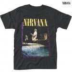 Nirvana / ニルヴァーナ - STAGE JUMP Tシャツ(ブラック)