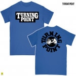 Turning Point / ターニング・ポイント- BLOCK LETTERS Tシャツ(ブルー)