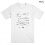 MØL (MOL) / モル - LINES Tシャツ (ホワイト)