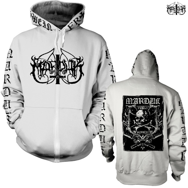 MAR@ ✨MARK&LONA✨スカルロゴジップアップフーディーパーカー MAR@ ✨MARK&LONA✨スカルロゴジップアップフーディーパーカー