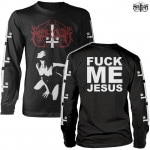 Marduk / マーダック - FUCK ME JESUS ロングスリーブ・長袖シャツ(ブラック)