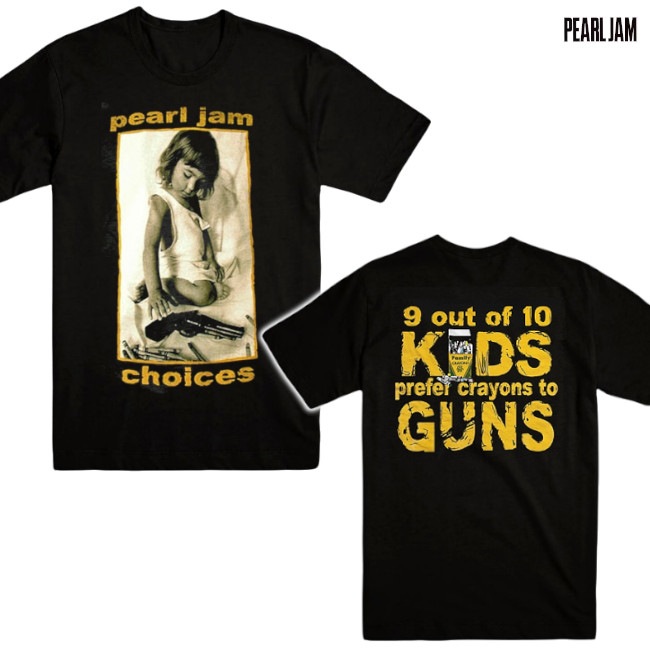 Pearl Jam / パールジャム - CHOICES Tシャツ(ブラック) | Tシャツ 