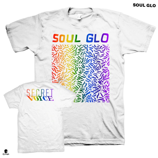 Soul Glo / �����롦������ - RAINBOW LOGO T�����(�ۥ磻��)