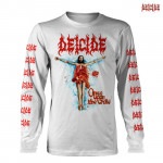 Deicide / ディーサイド - ONCE UPON THE CROSS ロングスリーブ・長袖シャツ(ホワイト)