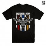System of a Down / システム・オブ・ア・ダウン - EAGLE COLOURS Tシャツ(ブラック)